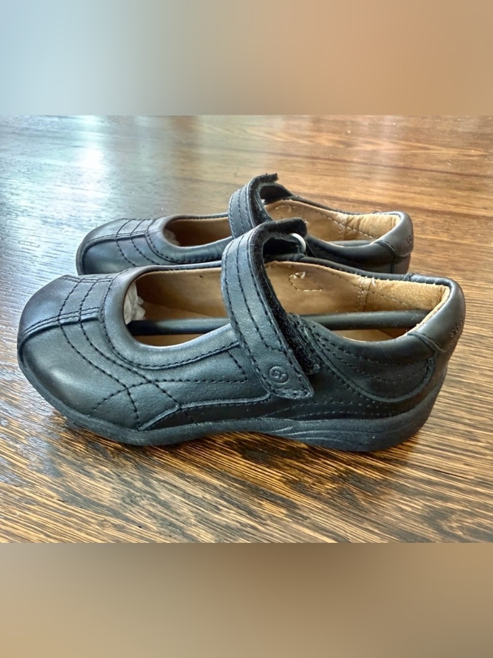 NWT Stride Rite Black Mary Jane Girls Dress Shoes School Uniform Wide Size 8.5